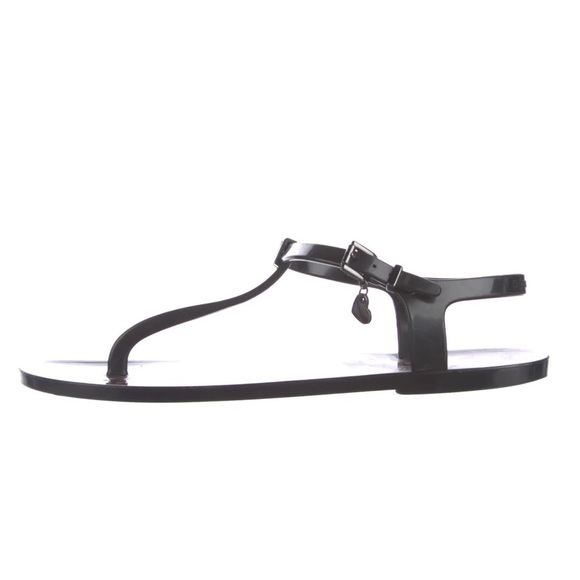 🛒 LAST CALL‼️ Authentic Burberry Rubber T-Strap Sandals - Picture 3 of 4